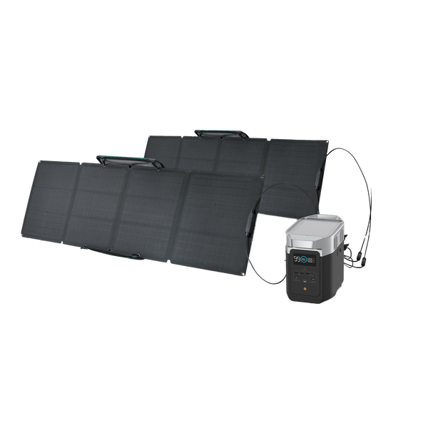 EcoFlow DELTA 2 + Portable Solar Panel