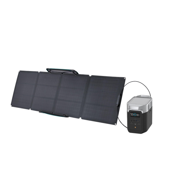 EcoFlow DELTA 2 + Portable Solar Panel