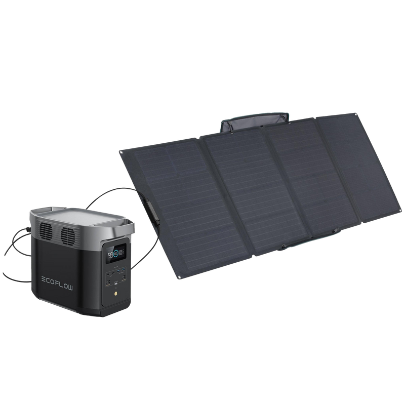 EcoFlow DELTA 2 + Portable Solar Panel