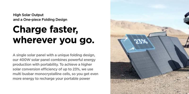 EcoFlow 400W Portable Solar Panel